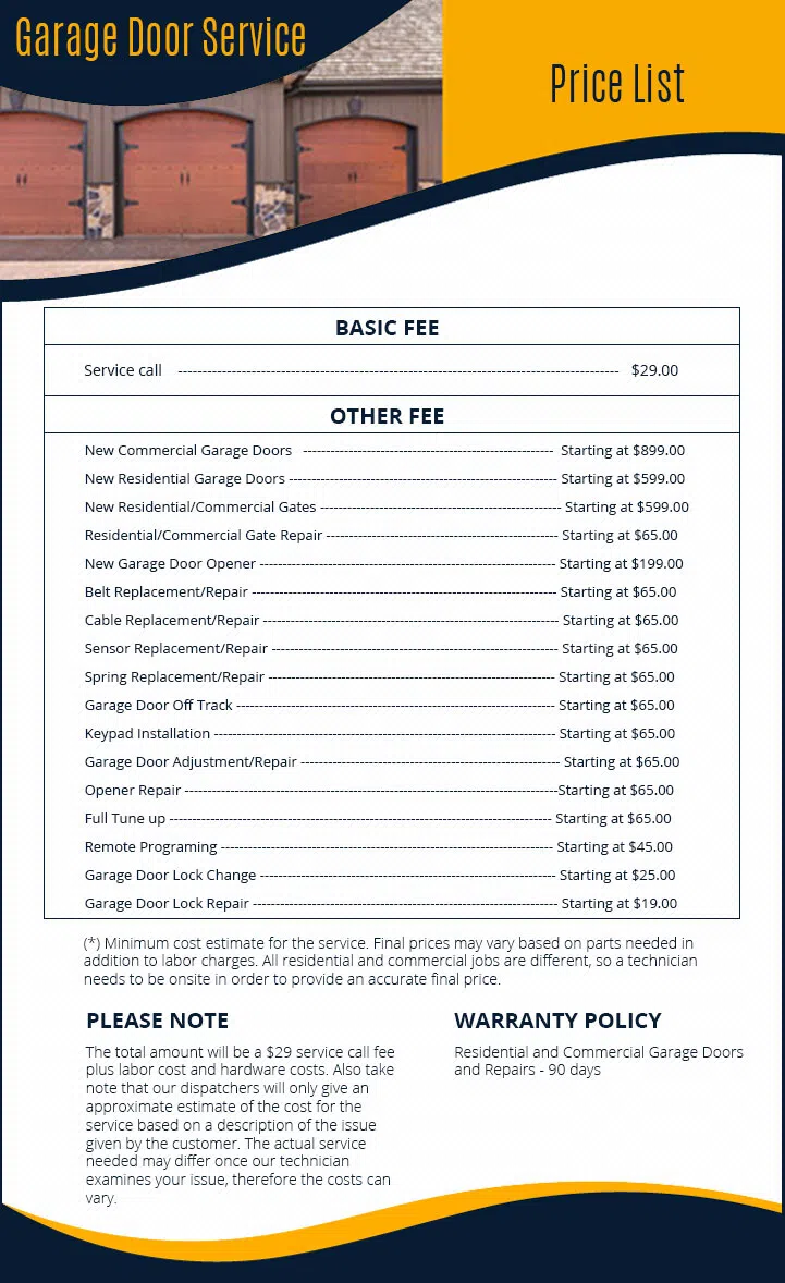 Global Garage Door Service Scottsdale, AZ 480-648-1276